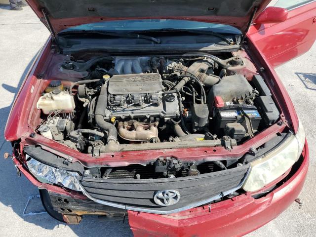 2T1CF22P12C601587 - 2002 TOYOTA CAMRY SOLA SE RED photo 12