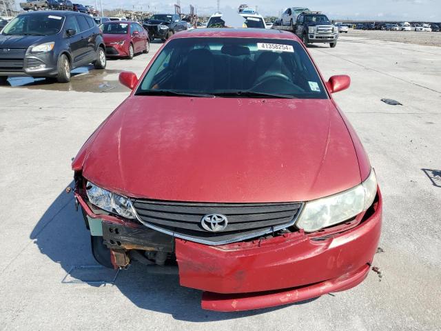 2T1CF22P12C601587 - 2002 TOYOTA CAMRY SOLA SE RED photo 5