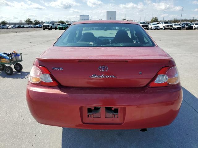 2T1CF22P12C601587 - 2002 TOYOTA CAMRY SOLA SE RED photo 6