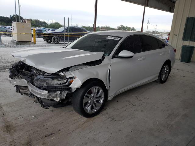 1HGCV1F16JA246441 - 2018 HONDA ACCORD LX WHITE photo 1