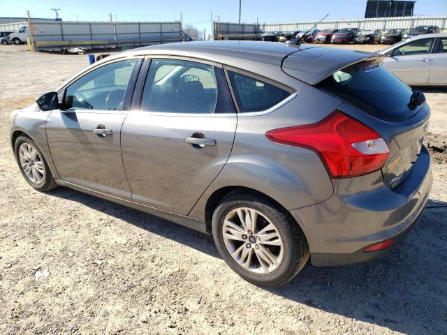 1FAHP3M24CL405007 - 2012 FORD FOCUS SEL GRAY photo 2