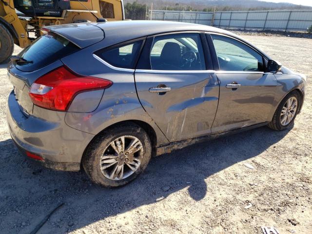 1FAHP3M24CL405007 - 2012 FORD FOCUS SEL GRAY photo 3