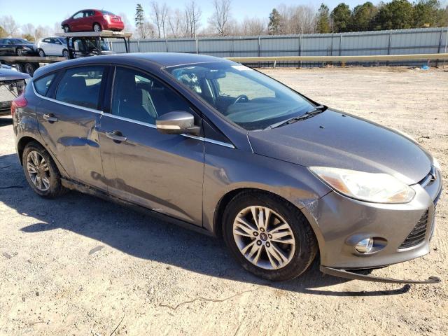 1FAHP3M24CL405007 - 2012 FORD FOCUS SEL GRAY photo 4