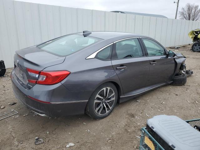 1HGCV3F49LA008799 - 2020 HONDA ACCORD HYBRID EX GRAY photo 3