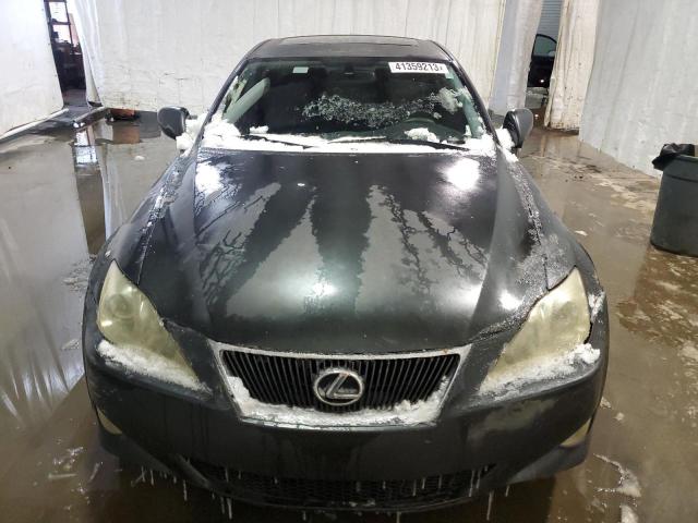 JTHBK262382059873 - 2008 LEXUS IS 250 GRAY photo 5