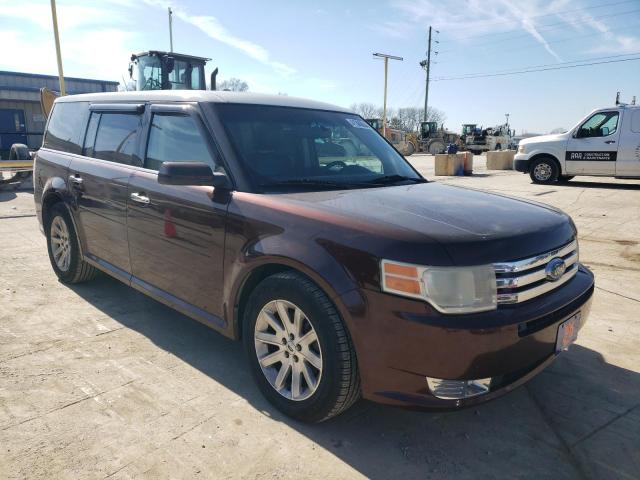 2FMGK5CC6ABA25895 - 2010 FORD FLEX SEL BURGUNDY photo 4