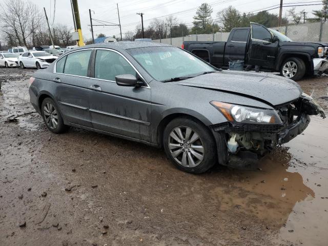 1HGCP2F82BA108698 - 2011 HONDA ACCORD EXL GRAY photo 4