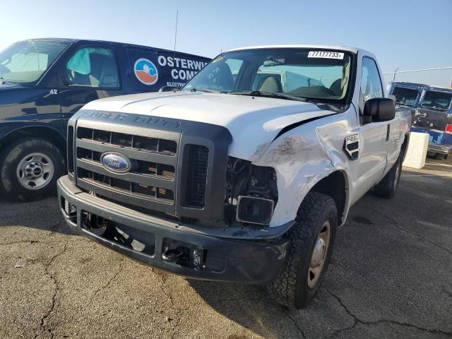 1FTNF20508EC21785 - 2008 FORD F250 SUPER DUTY WHITE photo 1