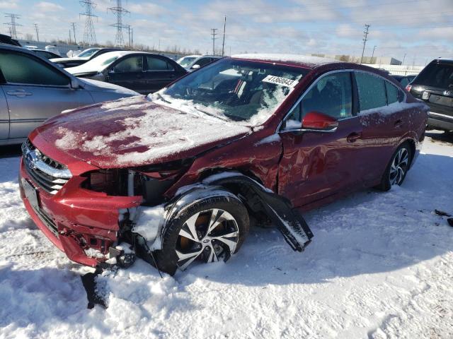 4S3BWAF64N3012909 - 2022 SUBARU LEGACY PREMIUM RED photo 1