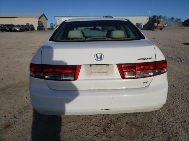 1HGCM566X3A115392 - 2003 HONDA ACCORD EX WHITE photo 6