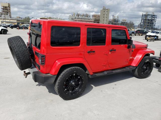 1C4BJWEG7FL619717 - 2015 JEEP WRANGLER U SAHARA RED photo 3