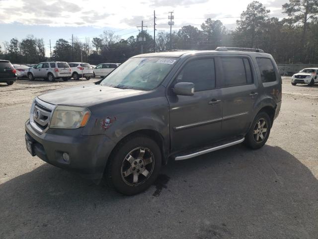 5FNYF38889B027507 - 2009 HONDA PILOT TOURING GRAY photo 1