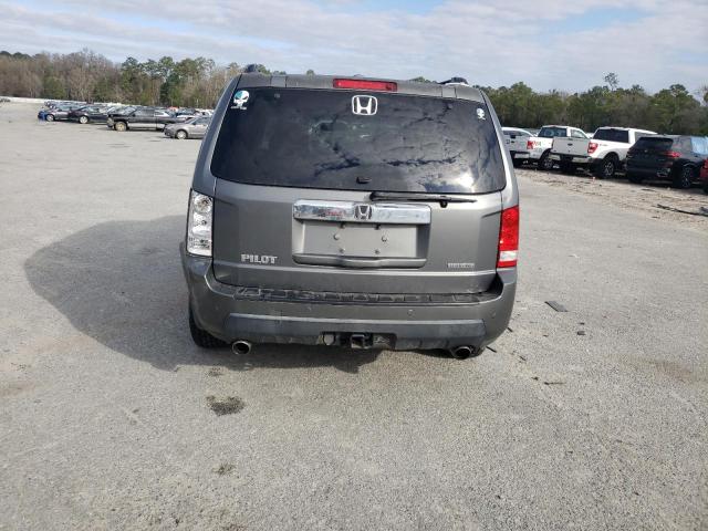 5FNYF38889B027507 - 2009 HONDA PILOT TOURING GRAY photo 6