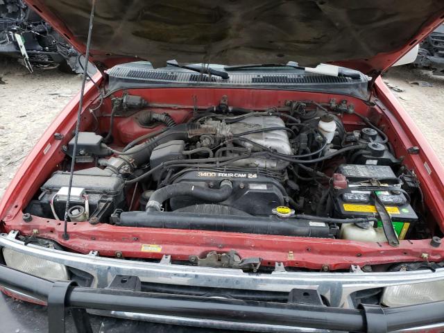 4TAWN74N2TZ136832 - 1996 TOYOTA TACOMA XTRACAB SR5 RED photo 11