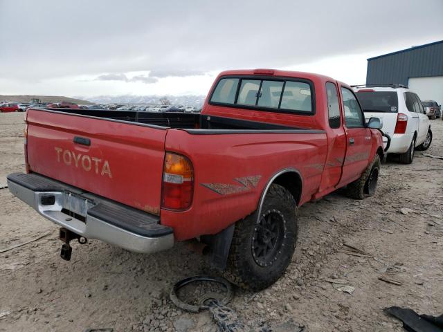 4TAWN74N2TZ136832 - 1996 TOYOTA TACOMA XTRACAB SR5 RED photo 3