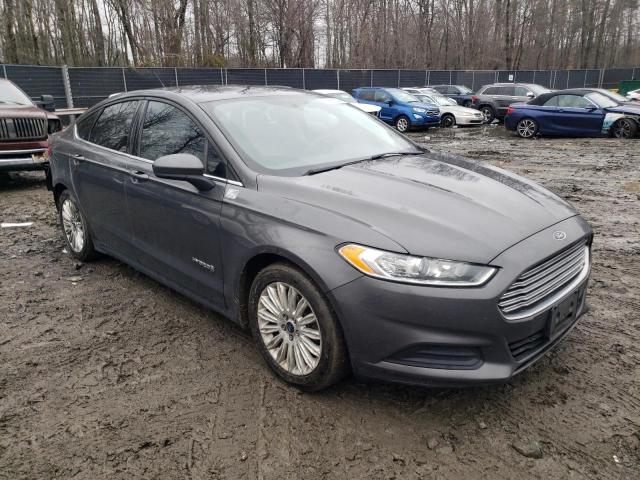 3FA6P0UU9GR264577 - 2016 FORD FUSION S HYBRID GRAY photo 4