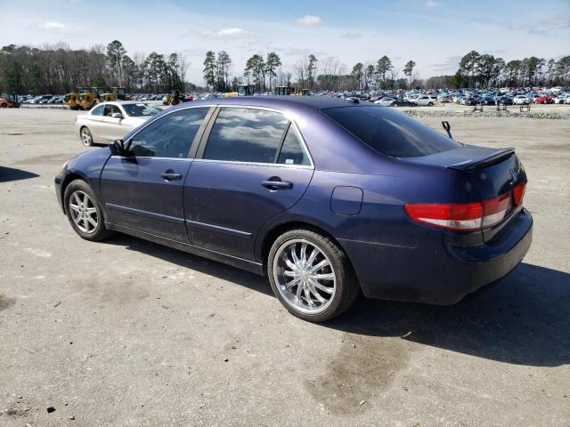 1HGCM66574A023302 - 2004 HONDA ACCORD EX BLUE photo 2