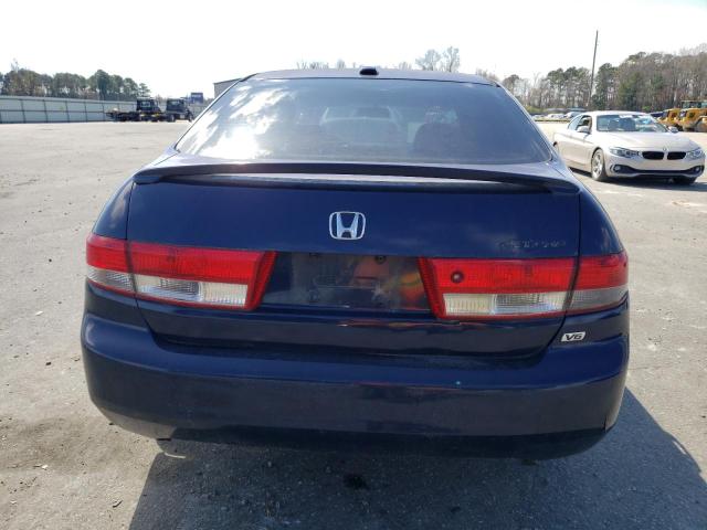 1HGCM66574A023302 - 2004 HONDA ACCORD EX BLUE photo 6