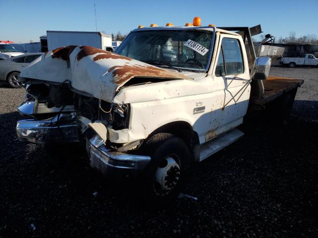 2FDLF47G0LCB04406 - 1990 FORD F SUPER DUTY WHITE photo 1