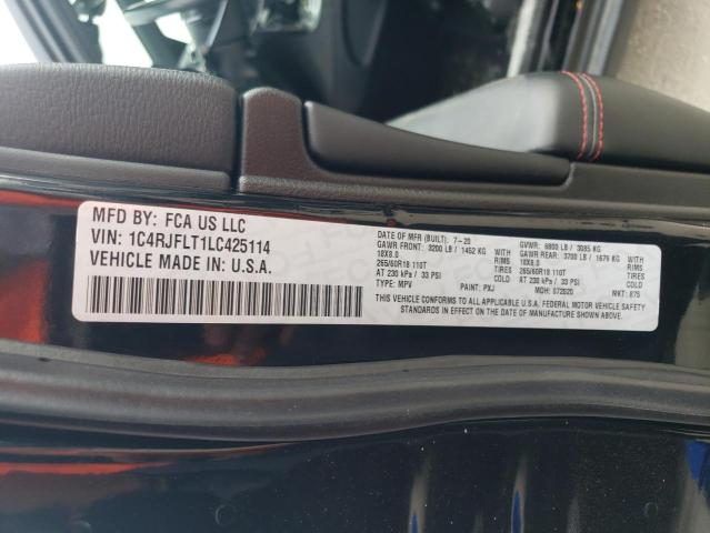 1C4RJFLT1LC425114 - 2020 JEEP GRAND CHER TRAILHAWK 黑色 照片 14