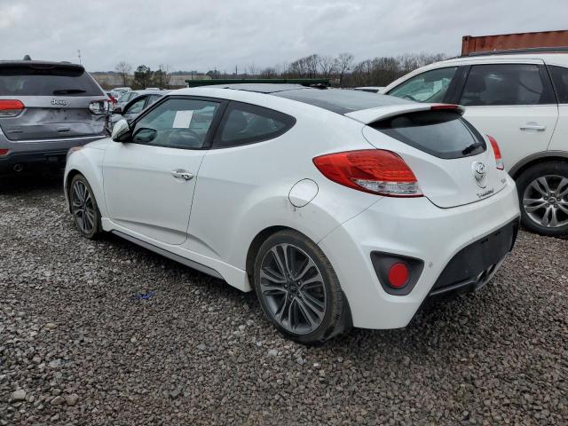 KMHTC6AE1GU280138 - 2016 HYUNDAI VELOSTER TURBO WHITE photo 2