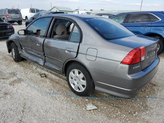 2HGES16345H623181 - 2005 HONDA CIVIC DX VP GRAY photo 2