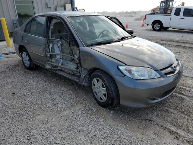 2HGES16345H623181 - 2005 HONDA CIVIC DX VP GRAY photo 4