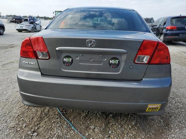 2HGES16345H623181 - 2005 HONDA CIVIC DX VP GRAY photo 6