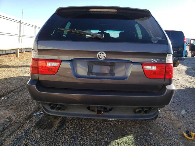 5UXFB33553LH45005 - 2003 BMW X5 4.4I GRAY photo 6