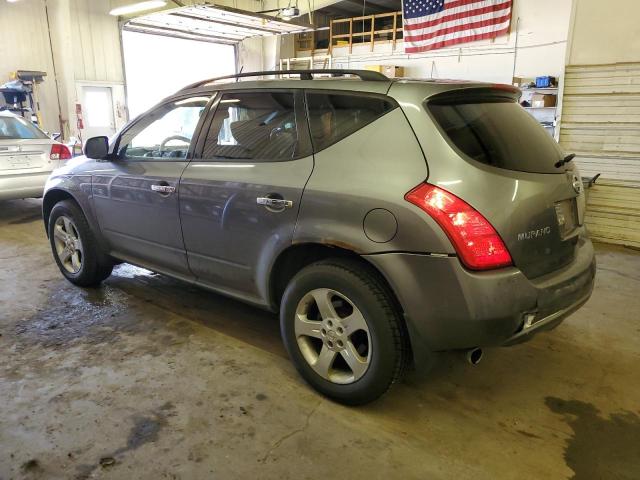 JN8AZ08WX5W444532 - 2005 NISSAN MURANO SL GRAY photo 2