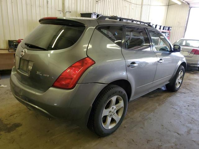 JN8AZ08WX5W444532 - 2005 NISSAN MURANO SL GRAY photo 3