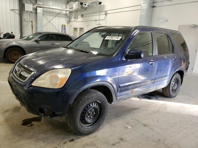 JHLRD78994C800407 - 2004 HONDA CR-V EX BLUE photo 1