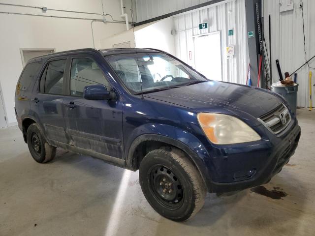 JHLRD78994C800407 - 2004 HONDA CR-V EX BLUE photo 4