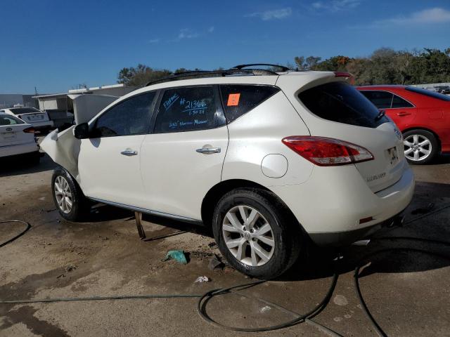 JN8AZ1MW2CW212841 - 2012 NISSAN MURANO S WHITE photo 2