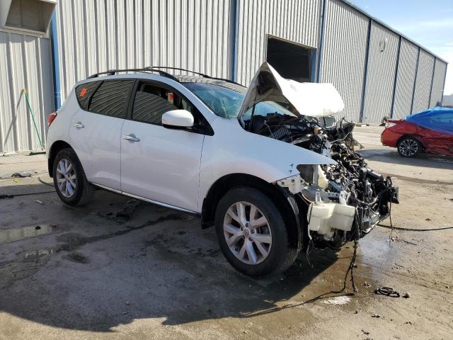 JN8AZ1MW2CW212841 - 2012 NISSAN MURANO S WHITE photo 4