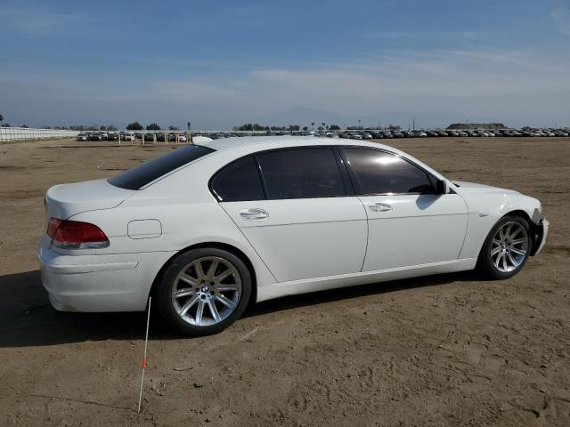 WBAHN835X7DT67434 - 2007 BMW 750 WHITE photo 3