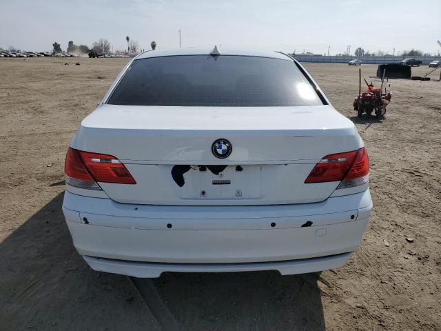 WBAHN835X7DT67434 - 2007 BMW 750 WHITE photo 6