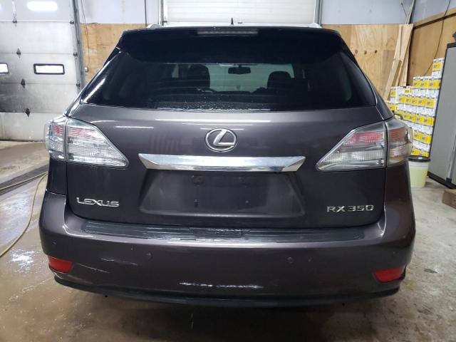 2T2BK1BA1AC002597 - 2010 LEXUS RX 350 BLACK photo 6