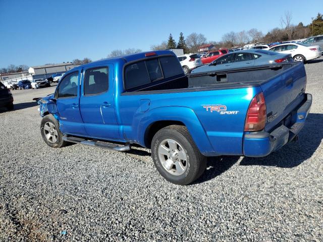 3TMMU52N78M005782 - 2008 TOYOTA TACOMA DOUBLE CAB LONG BED BLUE photo 2