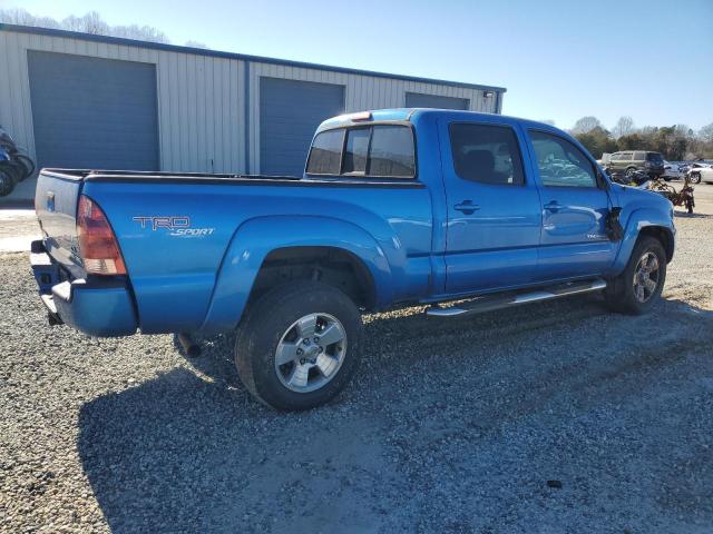 3TMMU52N78M005782 - 2008 TOYOTA TACOMA DOUBLE CAB LONG BED BLUE photo 3