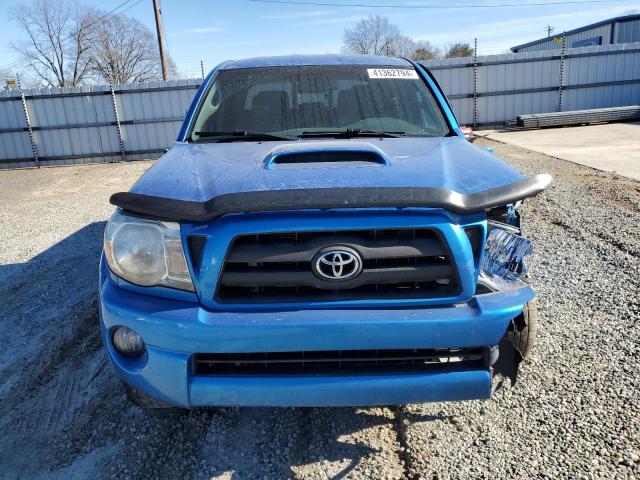 3TMMU52N78M005782 - 2008 TOYOTA TACOMA DOUBLE CAB LONG BED BLUE photo 5