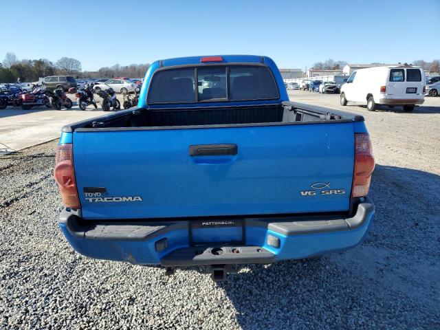 3TMMU52N78M005782 - 2008 TOYOTA TACOMA DOUBLE CAB LONG BED BLUE photo 6