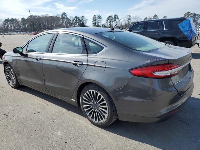 3FA6P0LU6HR161233 - 2017 FORD FUSION SE HYBRID CHARCOAL photo 2