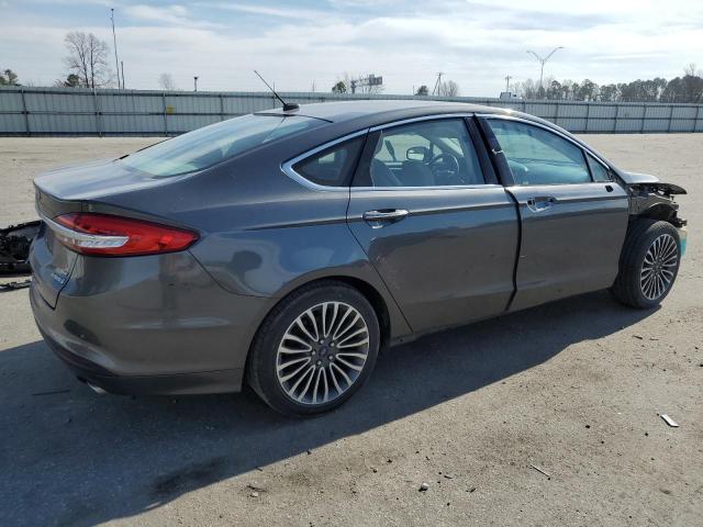 3FA6P0LU6HR161233 - 2017 FORD FUSION SE HYBRID CHARCOAL photo 3