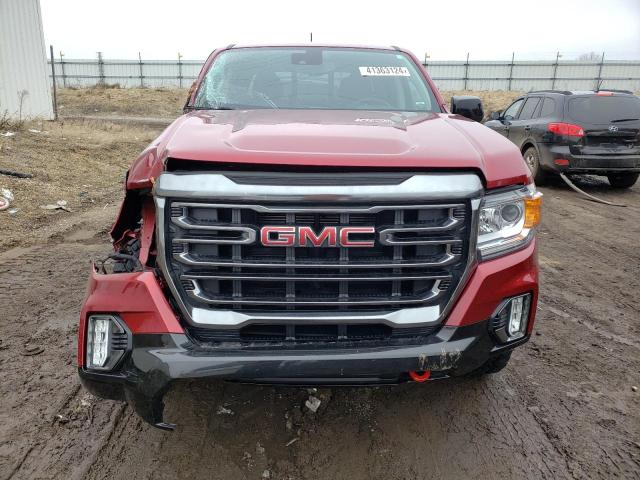 1GTG6FEN9N1104413 - 2022 GMC CANYON AT4 RED photo 5