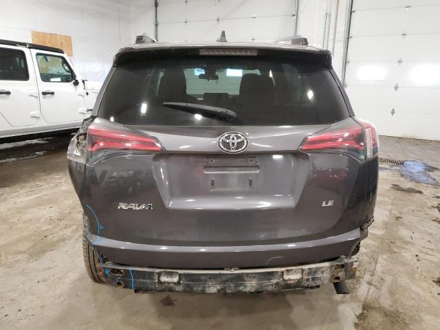 JTMZFREV3HJ708005 - 2017 TOYOTA RAV4 LE GRAY photo 6