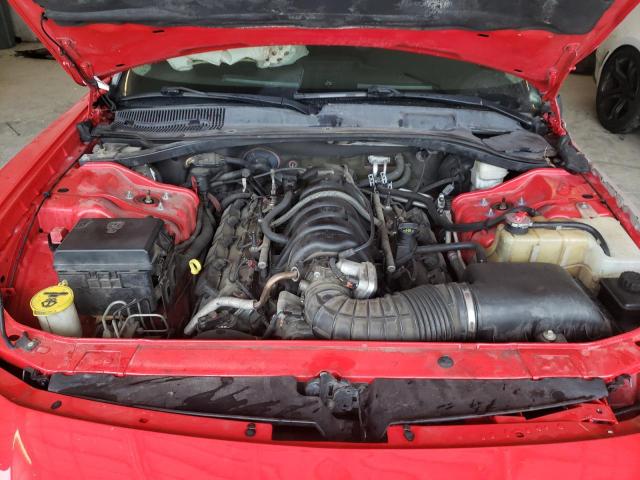 2B3LA53H98H207472 - 2008 DODGE CHARGER R/T RED photo 11