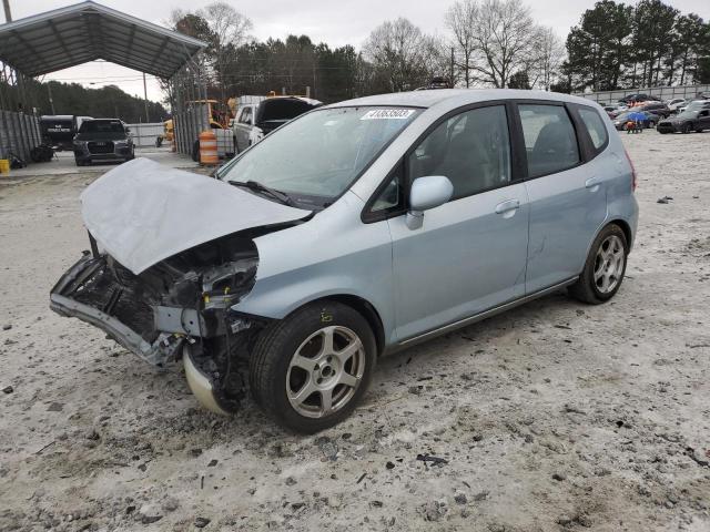 JHMGD38477S024336 - 2007 HONDA FIT SILVER photo 1