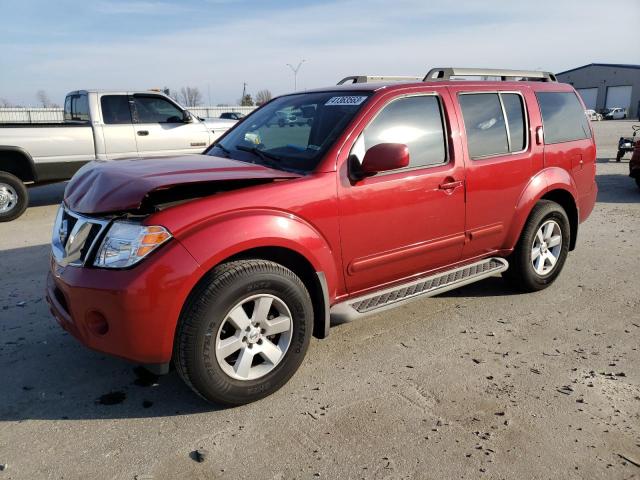 5N1AR1NB0CC607976 - 2012 NISSAN PATHFINDER S RED photo 1