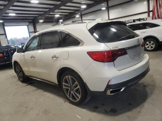 5FRYD3H83HB014389 - 2017 ACURA MDX ADVANCE WHITE photo 2